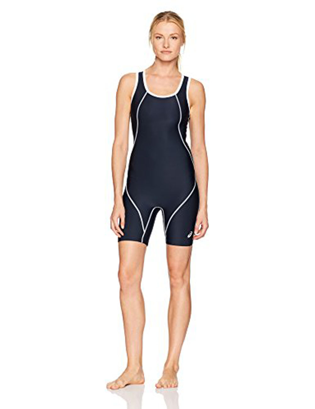 ASICS Womens Snapdown Wrestling Singlet Bodysuit Jumpsuit, Blue, Large